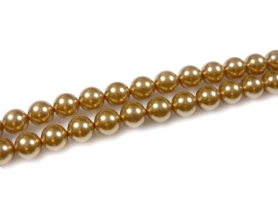 5810 Swarovski perlas Bright Gold(001 306) 12mm