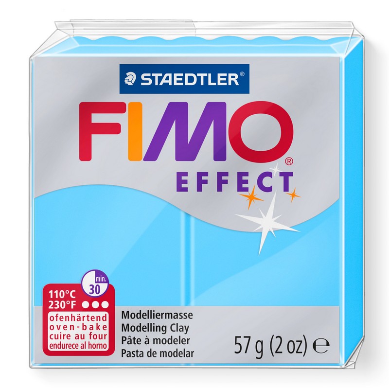 Modelinas Fimo Effect NEON mlyna(Blue) 56g