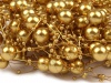 Dekoracija "Perlai ant valo" aukso sp. 13mm, ilgis 1,3m