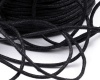 Vaškuota medvilninė virvelė 1,5mm juoda 1m
