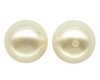 5818 Swarovski perlas pusiau grtas  White(001 650) 6mm
