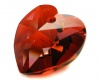 6228 Pakabukas swarovski Heart 10mm Red Magma(001 REDM)