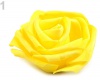 Putgumės rožytė Ø10cm geltona