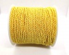 Dekoratyvinė virvelė 5mm  geltona(040) 1m