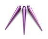 Akrilinis pakabukas spyglio formos violetinis 3,6x0,5cm
