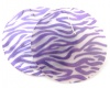 Kriauklės pakabukas su raštu violetinis-baltas 50 mm