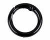 Užsegimas-žiedas 24mm juodas