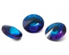 Round crystal 12mm, RIVOLI 12 MM GAVBARI SHIMMER BLUE