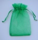 Organzos maišelis žalias 10x12 cm