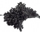 Kuokeliai gli gamybai 1,50x3mm irdels formos matiniai juodi, <b>5g</b>