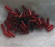 Biserio vamzdeliai raudoni 7mm 20g
