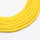 Paraiut virv(paracord) 4mm geltona 1m