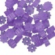 Akrilinis karoliukas-uspaustukas violetinis 1.7x3 mm