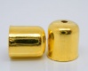Antgaliukas virvelei be kilputs aukso sp. 7x8mm <b>10vnt</b>